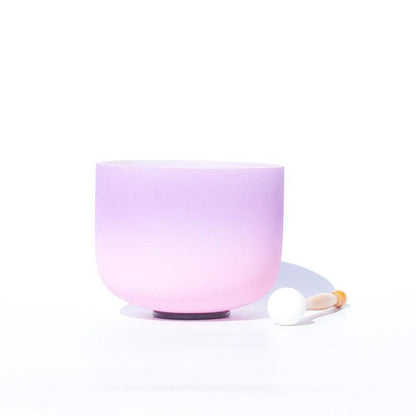 Pink Rose Crystal Singing Bowl - Calm & Heal - Unique Sound Therapy