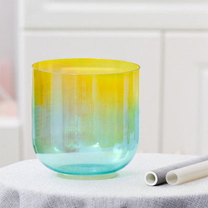 Warmly Crystal Singing Bowl Set: Colorful Elegance for Meditation and Relaxation