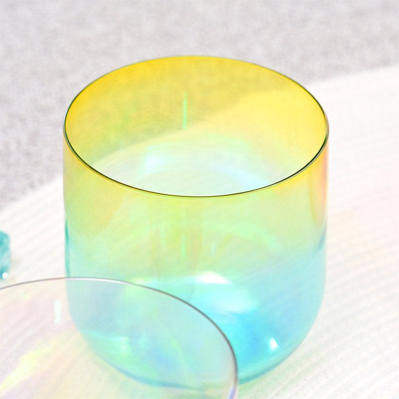 Warmly Crystal Singing Bowl Set: Colorful Elegance for Meditation and Relaxation