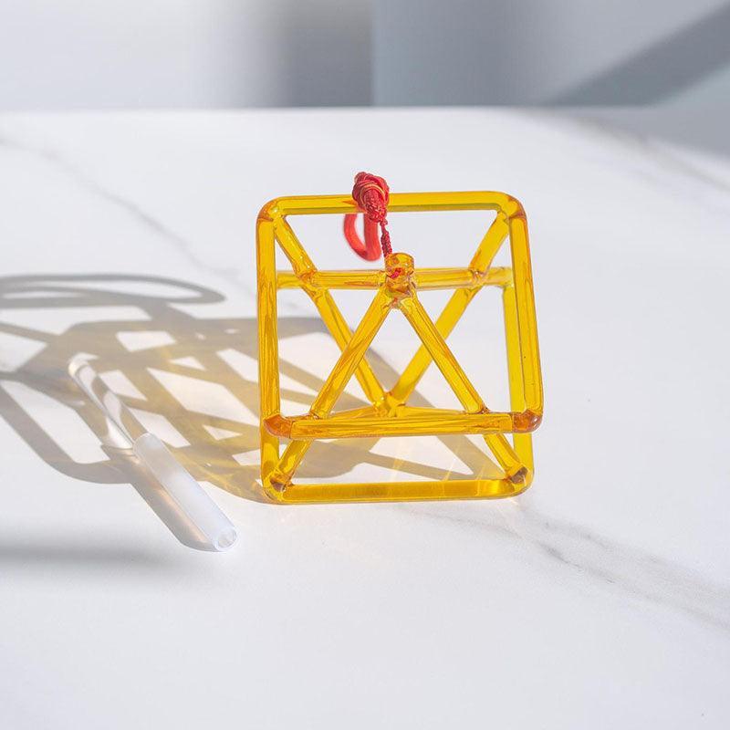 Golden Crystal Singing Merkaba: Spiritual Healing, Unique Design, Meditation